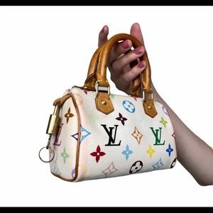 Authentic LV multicolor murakami mini speedy!